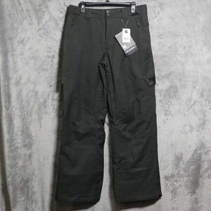 DC Snow Pants Mens Medium Olive Green Softshell Waterproof Snowboard Ski EXOTEX